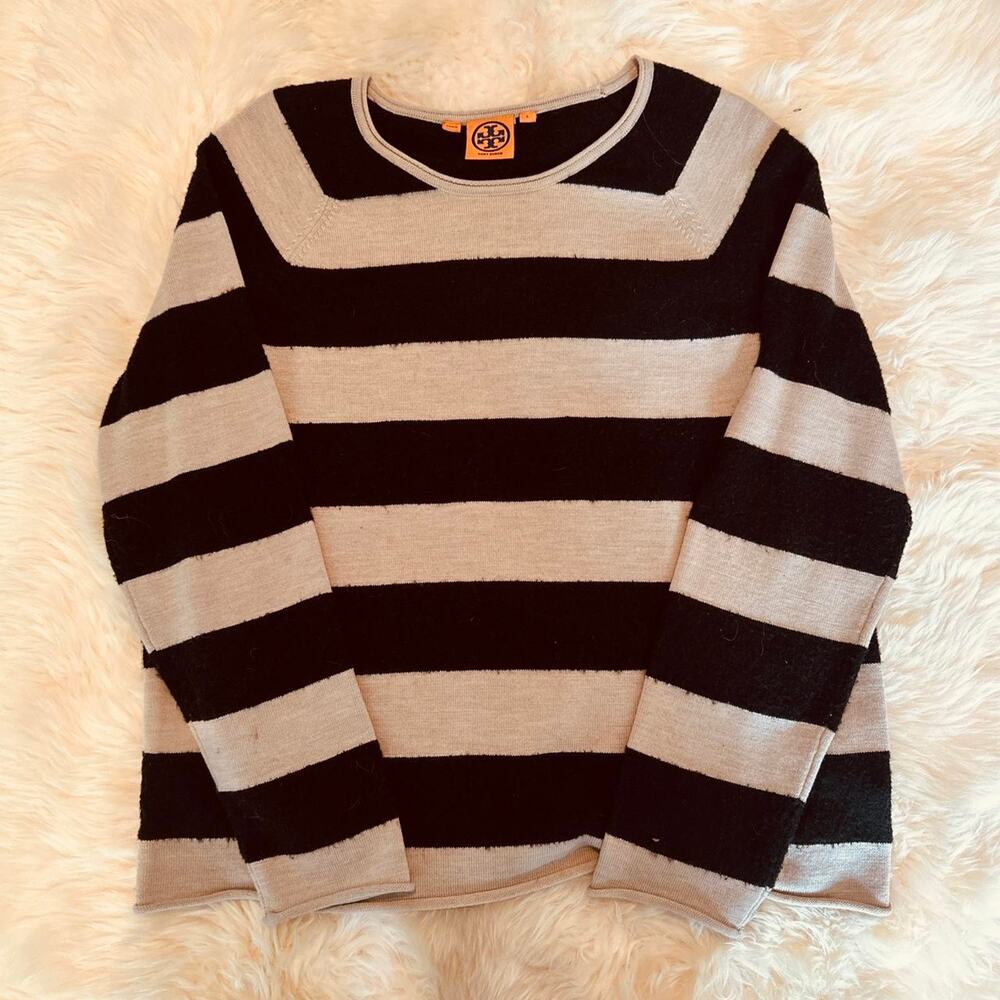 Tory burch womens striped sweater